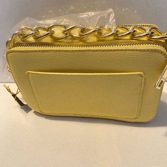 Bebe Soft Buttery Yellow Purse Crossbody Spring Easter Bag New - Picture 5 of 8